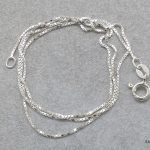 chaine en argent femme