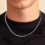 chaine homme argent