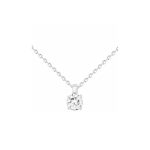 collier argent femme