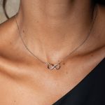 collier argent femme
