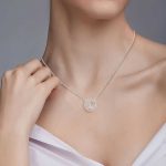 collier femme argent