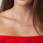 collier femme argent