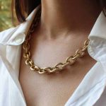 collier femme or