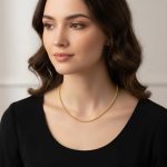 collier femme or 18 carats