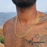 collier homme or