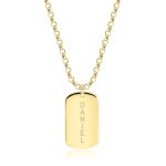 collier or homme