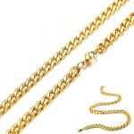 collier or homme