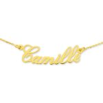 collier prénom or