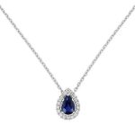 collier saphir