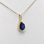 collier saphir