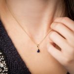 collier saphir
