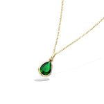 pendentif emeraude