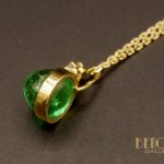 pendentif emeraude